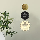 Circle No Soliciting No Politics No Religion No Sales No Flyers No Exception Wall or Door Sign