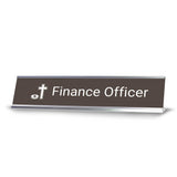 Church Office Staff Role Desk Signs 2 x 10" Plastic Desk Sign