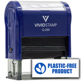 All Quality Plastic-Free Product Self-Inking Rubber Stamp