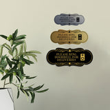 Signs ByLITA Designer Please Ring Doorbell for Deliveries Wall or Door Sign