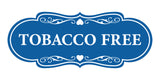 Signs ByLITA Designer Tobacco Free Wall or Door Sign | Easy Installation | Warning Business Signage