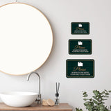 Classic Framed Plus Please Be Kind To The Septic Flush Only Toilet Paper Wall or Door Sign | Office & Workspace Bathroom Signage