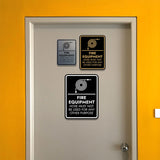 Signs ByLITA Portrait Round Fire Equipment: Hose Must Not Be Used For Any Other Purpose Door or Wall Sign Easy Installation | Health And Safety | Building And Danger Signs