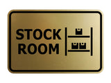 Signs ByLITA Classic Framed Stock Room Wall or Door Sign