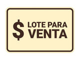 Signs ByLITA Classic Framed Lote para Venta Door or Wall Sign