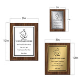 Middle Finger Novelty Funny Customizable Award Plaque | Funny Parody Achievement Personalizable Plaques