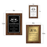 Powerlifting Customizable Wooden Award Plaque | Easel Mount Option | Achievement and Recognition Personalizable Plaques