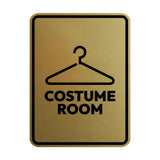 Signs ByLITA Portrait Round Costume Room Door or Wall Sign Easy Installation | Directing Artists & Co-Workers | Music | Concert | Festivals