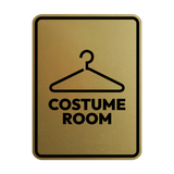 Signs ByLITA Portrait Round Costume Room Door or Wall Sign Easy Installation | Directing Artists & Co-Workers | Music | Concert | Festivals