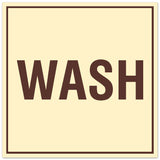 Signs ByLITA Square Wash Sign - Easy Installation | Durable Material