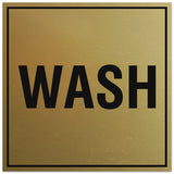 Signs ByLITA Square Wash Sign - Easy Installation | Durable Material