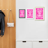 Designs ByLITA Women Are The Real Architects Of Society, Wall Print Art | Home Decor
