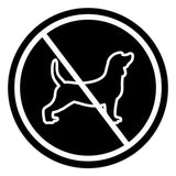 Signs ByLITA Circle No Dogs Graphic Door or Wall Sign | Easy Installation | Durable Construction | Promote Health And Safety | Caution Warning Sign for Home, Business and Office Spaces