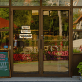 Standard Plus Hippies Use Side Door Door or Wall Sign | Funny Wall Decor For Bar