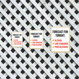 Portrait Round Plus Forecast For Tonight: Alcohol Low Standards Poor Decisions Door or Wall Sign | Funny Home Decor