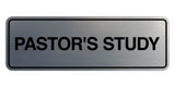 Signs ByLITA Standard Pastor's Study Wall or Door Sign
