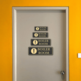 Standard Plus Boiler Room Wall or Door Sign | Workplace Safety Signage