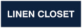 Signs ByLITA Basic Linen Closet Sign - Easy Installation | Durable Material