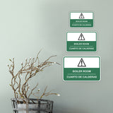 Classic Framed Plus Boiler Room Wall or Door Sign | Bilingual Spanish and English Workplace Safety Signage