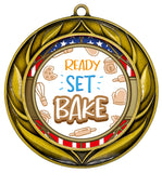 All Quality Wreath Ready set Bake Medal | Competition | High Quality Metal Medal - 1st, 2nd, 3rd Place