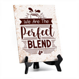 Coffee Lover's Table Sign with Acrylic Stand (6x8“) | Coffee Lovers | Office & Home Table Signs