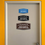 Signs ByLITA Fancy If You Can Read This, You're in Range of Veteran Surveillance Easy Installation | Honor Veterans with Military Signs | US Pride | Businesses and Homes Wall or Door Sign