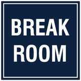 Signs ByLITA Square Break Room Sign - Easy Installation | Durable Material
