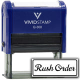 All Quality Rush Order Self-Inking Rubber Stamp | Business and Packaging Stamps