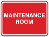 Signs ByLITA Classic Framed Maintenance Room Sign - Easy Installation | Durable Material