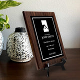 Real Estate Theme Customizable Award Plaque | Recognition of Achievement and Service Personalizable Plaques