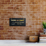 Inspirational and Motivational Religious 5x10 Hanging Plus Wall or Door Sign