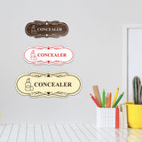 Signs ByLITA Designer Concealer Makeup Area Wall or Door Sign
