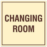 Signs ByLITA Square Changing Room Sign - Easy Installation | Durable Material