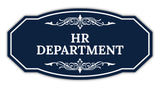 Signs ByLITA Victorian HR Department Graphic Wall or Door Sign