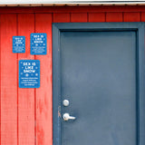 Portrait Round Plus Sex Is Like Snow You Never Know How Long It Will Last, Or How Many Inches You Will Get! Wall or Door Sign | Funny Naughty Decor