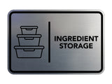 Signs ByLITA Classic Framed Ingredient Storage Door or Wall Sign Easy Installation | Health And Safety | Building And Hospitality Signs