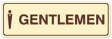Signs ByLITA Standard Gentlemen Figurine Sign - Easy Installation | Durable Wall or Door