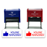 All Quality You're Amazing! Self-Inking Rubber Stamp Motivational Teacher Stamps | Homework And Grading | Classroom Supplies