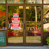 Classic Framed Plus Please No Deliveries On This Porch / No dejar paquetes en esta puerta Por favor Door or Wall Sign | Business & Warehouse Signage