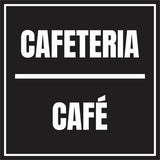 Signs ByLITA Square Cafeteria Door or Wall Sign | Spanish Bilingual Business and Office Signs