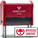All Quality Upcycled Content Self-Inking Rubber Stamp