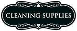 Signs ByLITA Designer Cleaning Supplies Sign - Easy Installation | Durable Wall or Door Sign