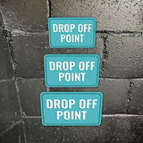 Classic Framed Plus Drop Off Point Wall or Door Sign | Health And Safety Office Signage