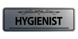 Signs ByLITA Standard Hygienist Tooth Graphic Dentist Office Decor Wall or Door Sign