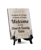 Religious Church & Home Decoration Table Sign with Acrylic Stand (6 x 8“) | Religious Church & Home Decor