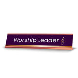Church Office Staff Role Desk Signs 2 x 10" Plastic Desk Sign