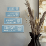 Standard Plus Proud to Offer A Military Discount Wall or Door Sign | Veteran Support Signage