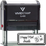 All Quality Happy Mail Inside Self-Inking Rubber Stamp | Business and Packaging Stamps