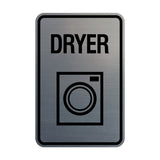 Signs ByLITA Portrait Round Dryer Wall or Door Sign