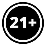 Signs ByLITA Circle 21+ Graphic Door or Wall Sign | Easy Installation | Durable Construction | Promote Health And Safety | Caution Warning Sign for Home, Business and Office Spaces